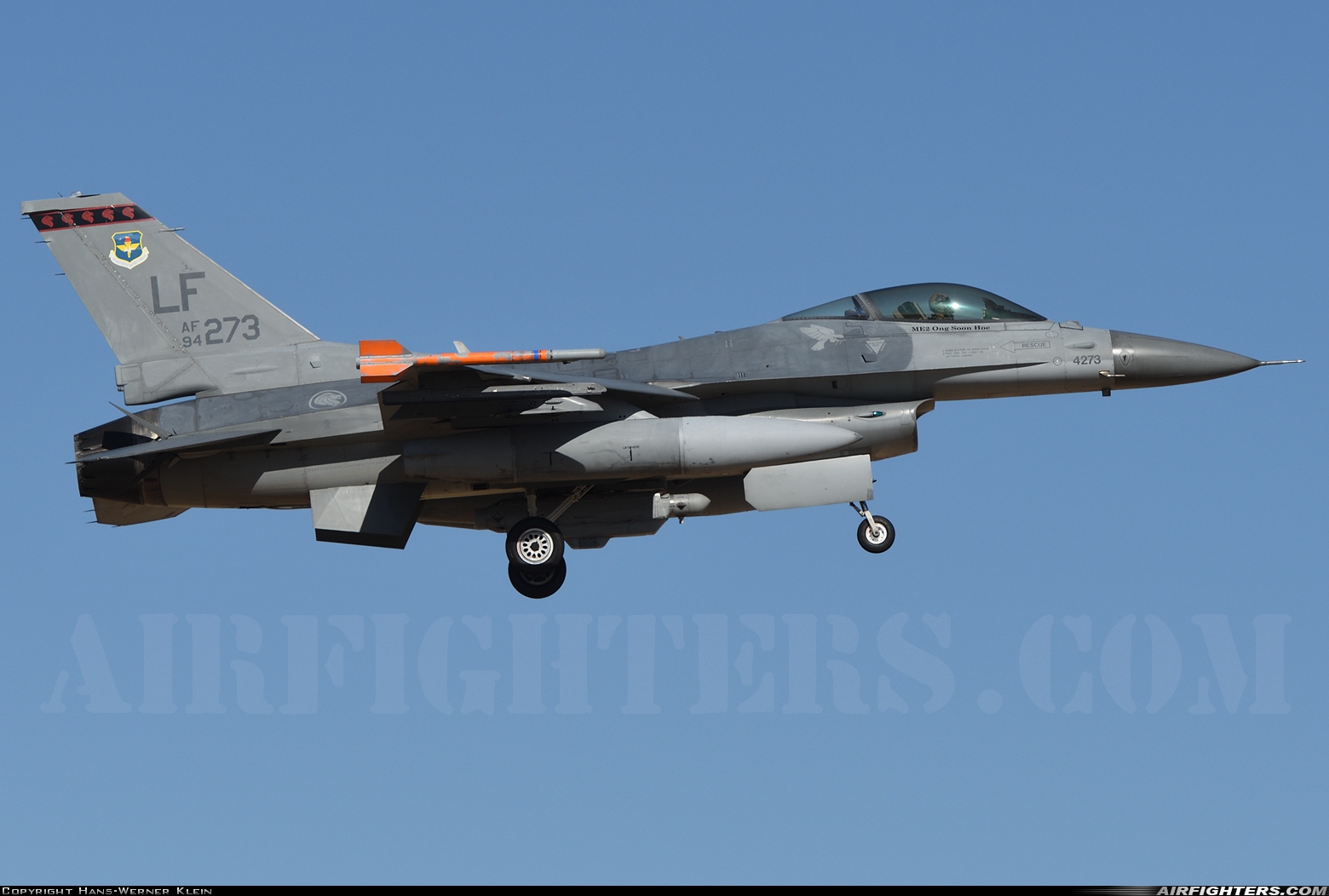 Singapore - Air Force General Dynamics F-16C Fighting Falcon 94-0273 at Glendale (Phoenix) - Luke AFB (LUF / KLUF), USA