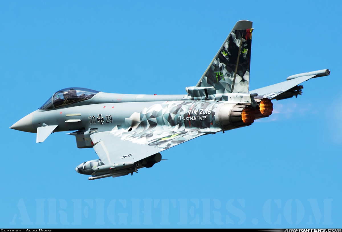Germany - Air Force Eurofighter EF-2000 Typhoon S 30+29 at Fairford (FFD / EGVA), UK