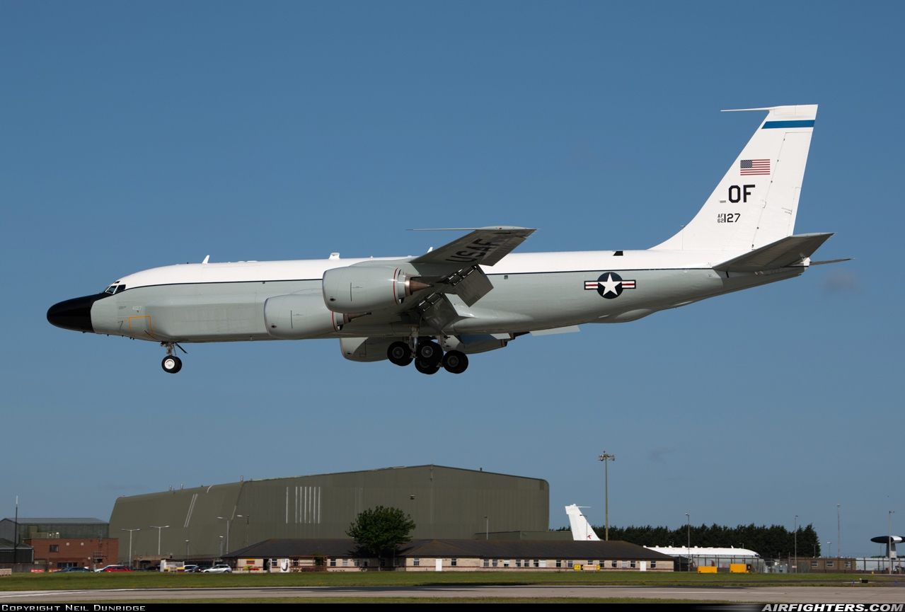 USA - Air Force Boeing TC-135W (717-158) 62-4127 at Waddington (WTN / EGXW), UK