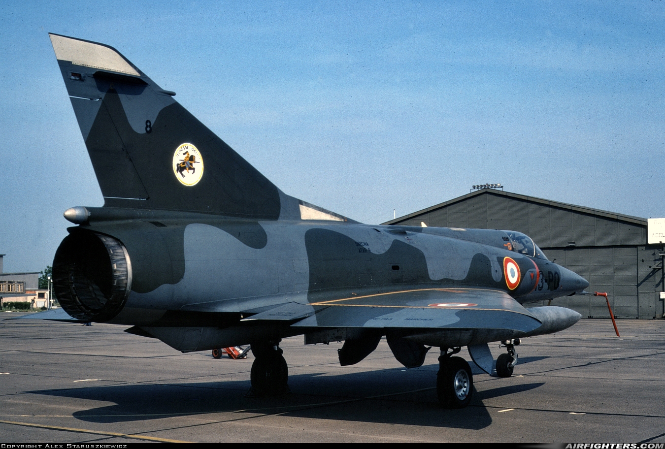 France - Air Force Dassault Mirage 5F 8 at Strasbourg - Entzheim (SXB / LFST), France