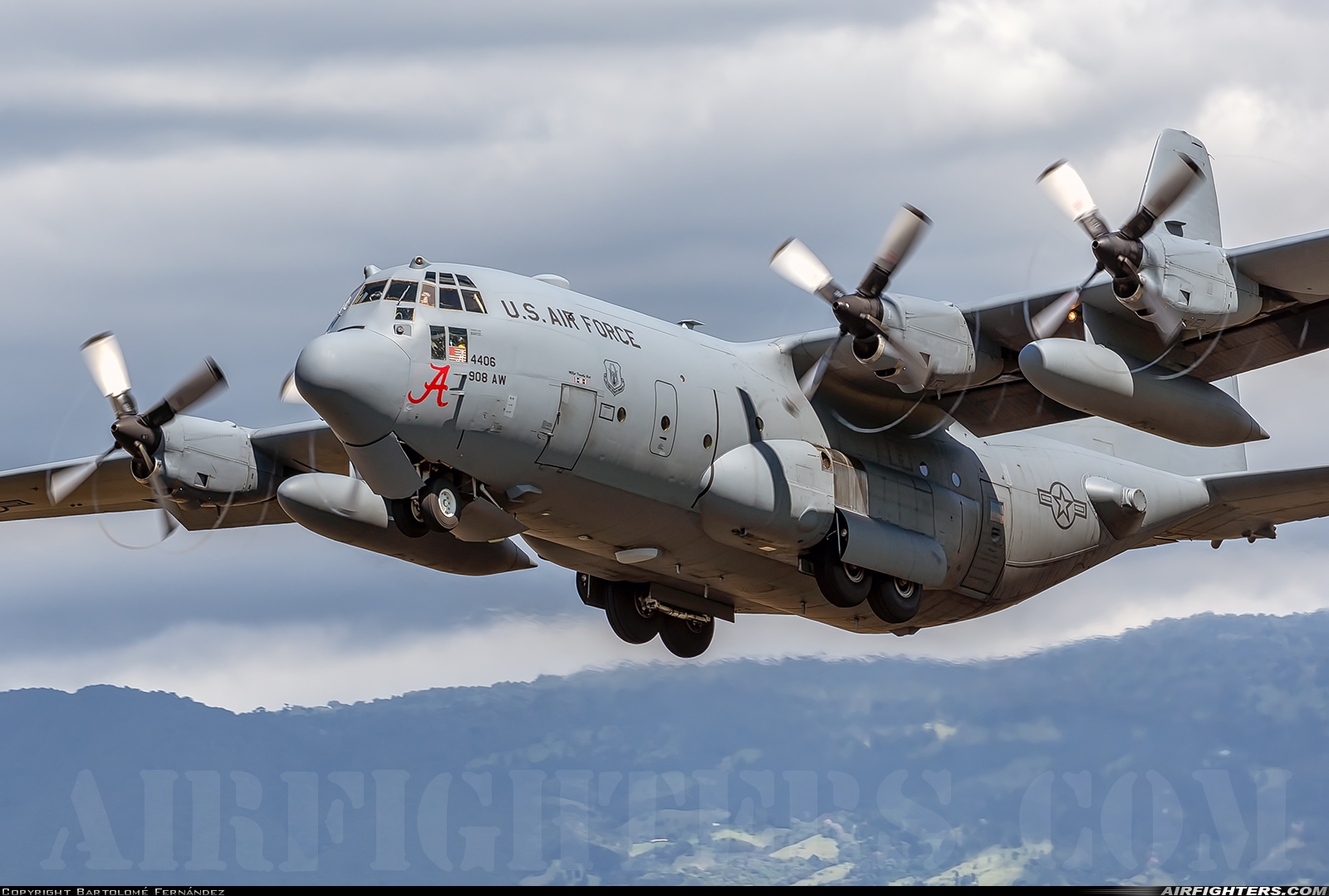 USA - Air Force Lockheed C-130H Hercules (L-382) 88-4406 at Alajuela (San Jose) - Juan Santamaria Int. (SJO / MROC), Costa Rica