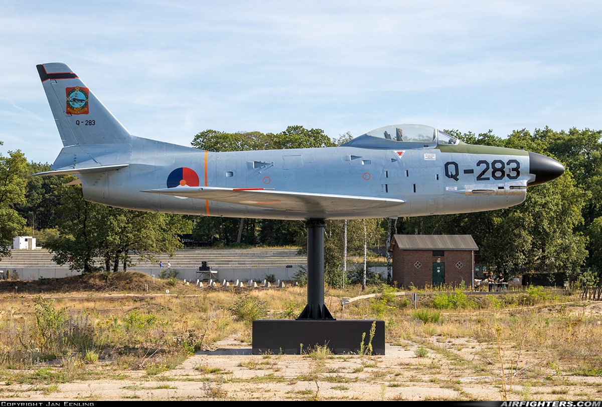 Netherlands - Air Force North American F-86K Sabre Q-283 at Utrecht - Soesterberg (UTC / EHSB), Netherlands