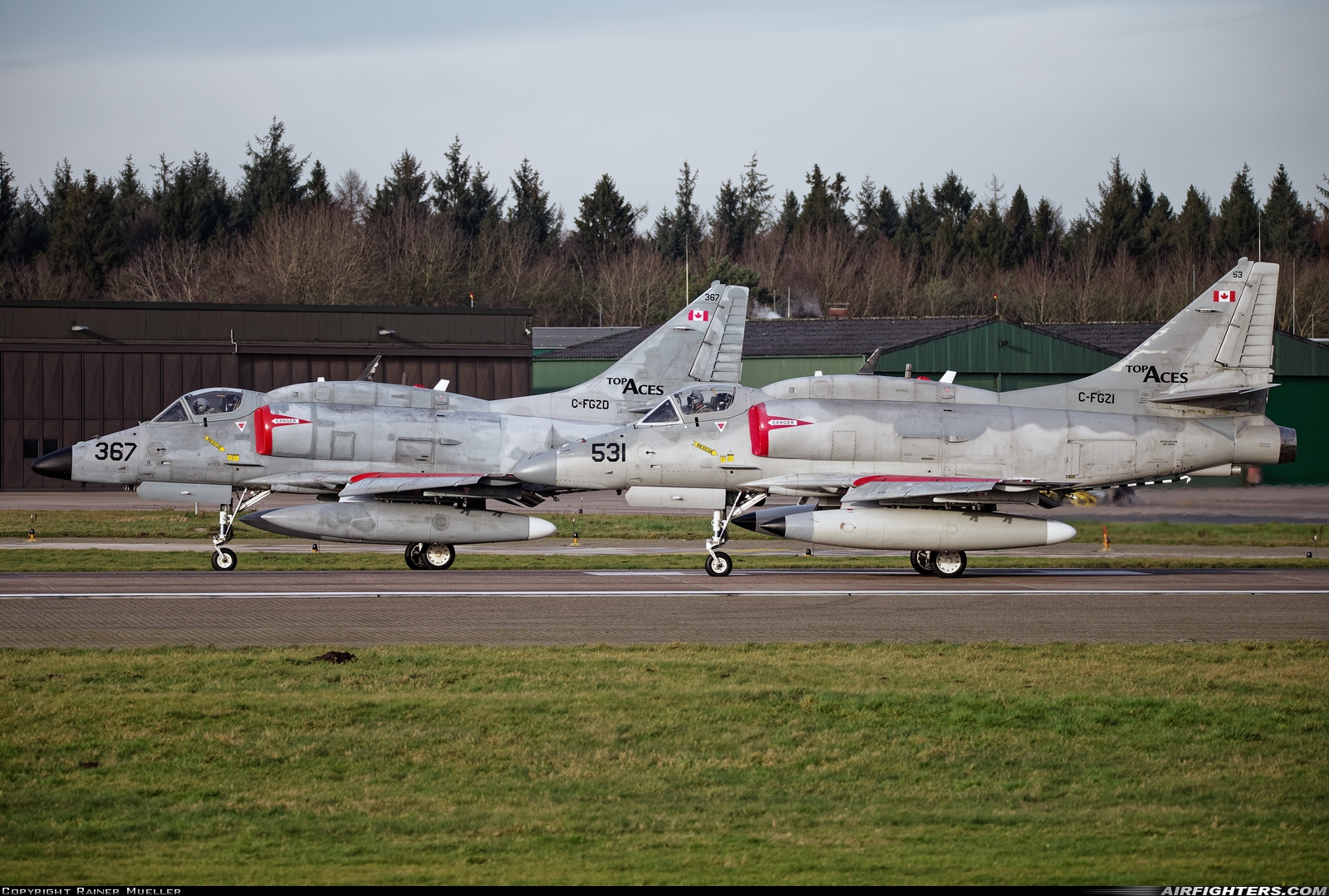 Company Owned - Top Aces (ATSI) Douglas A-4N Skyhawk C-FGZI at Wittmundhafen (Wittmund) (ETNT), Germany