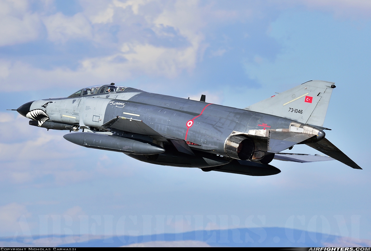 Türkiye - Air Force McDonnell Douglas F-4E-2020 Terminator 73-1046 at Konya (KYA / LTAN), Türkiye