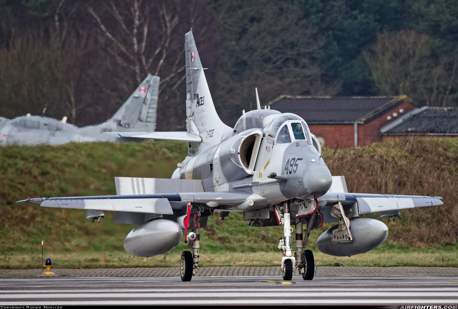 Company Owned - Top Aces (ATSI) Douglas A-4N Skyhawk C-FGZE at Wittmundhafen (Wittmund) (ETNT), Germany