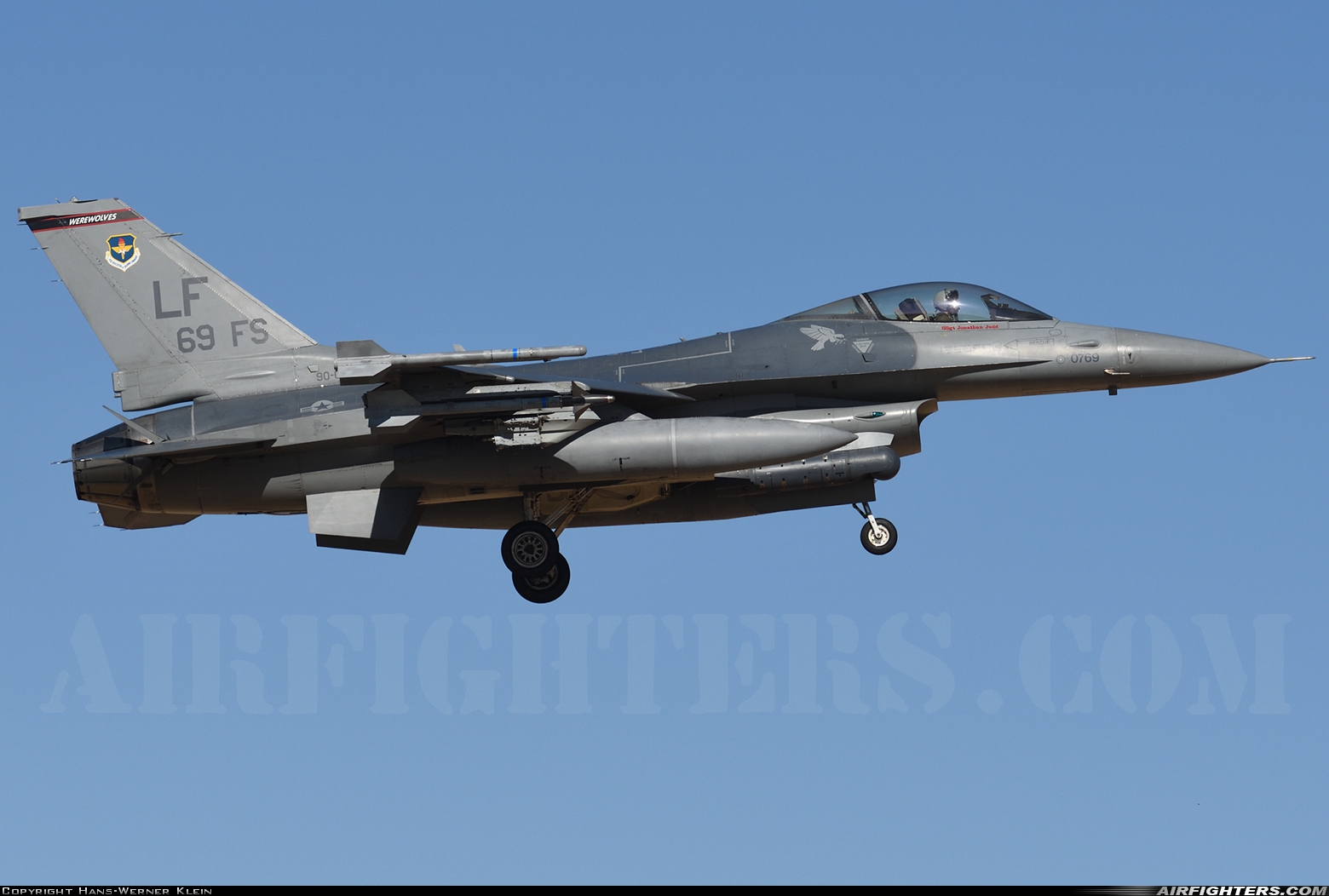 USA - Air Force General Dynamics F-16C Fighting Falcon 90-0769 at Glendale (Phoenix) - Luke AFB (LUF / KLUF), USA