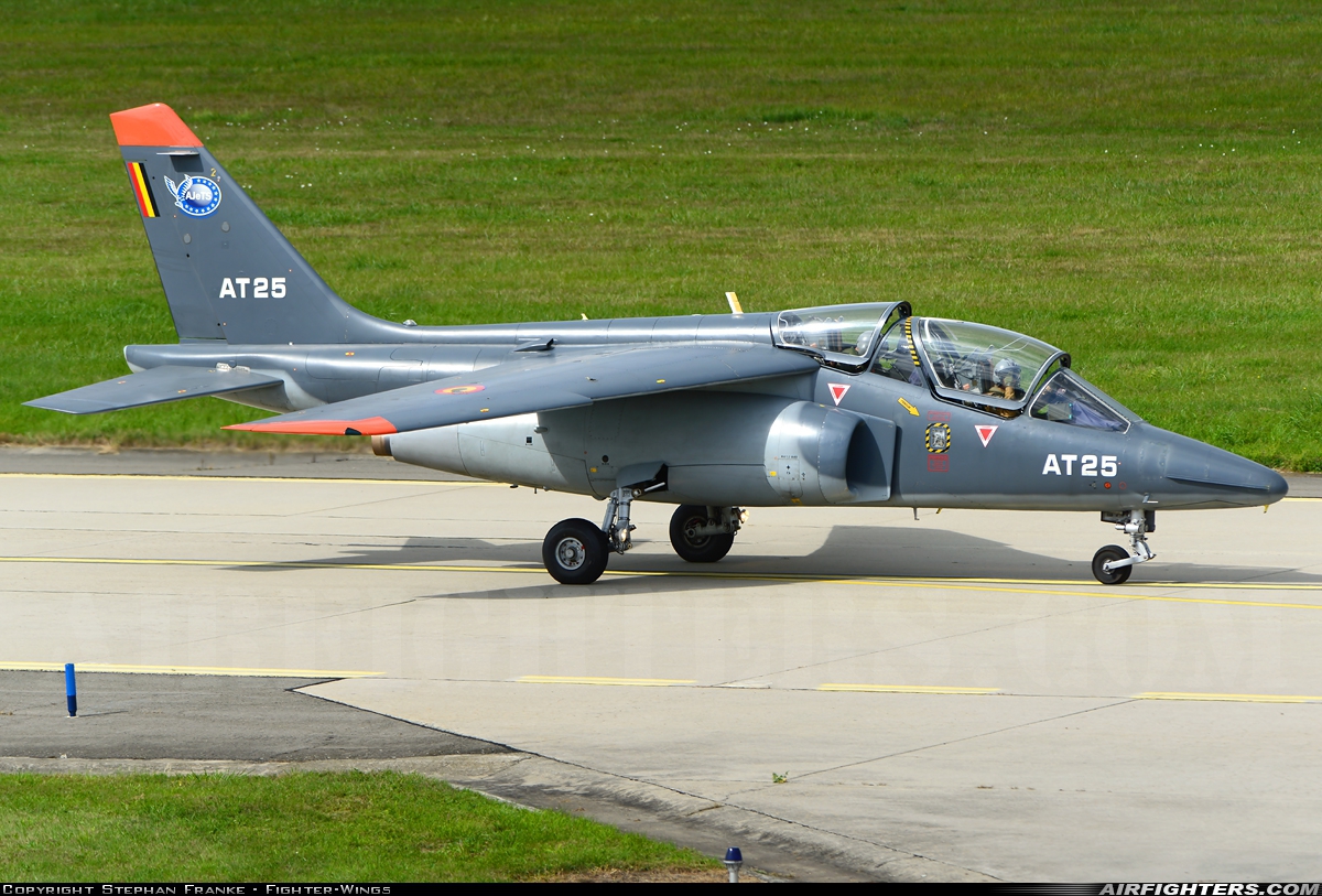 Belgium - Air Force Dassault/Dornier Alpha Jet 1B AT25 at Ostrava - Mosnov (OSR / LKMT), Czech Republic