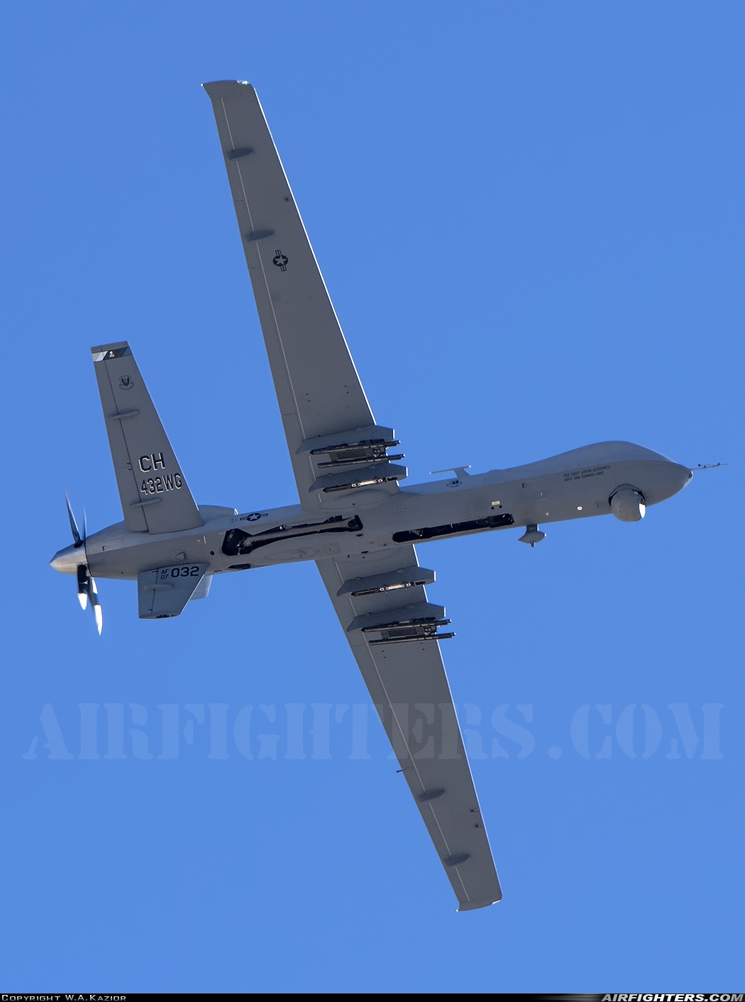 USA - Air Force General Atomics MQ-9A Reaper 07-4032 at Las Vegas - Nellis AFB (LSV / KLSV), USA