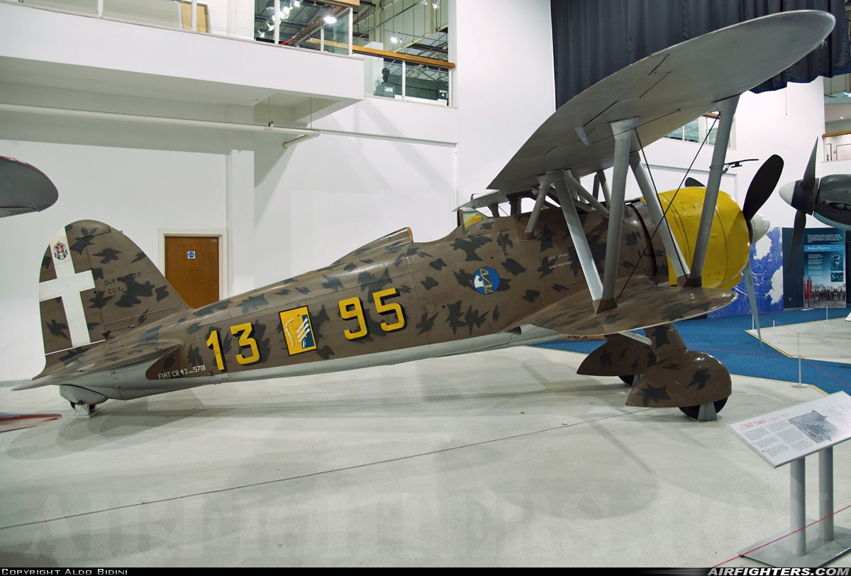 Italy - Air Force Fiat CR.42 Falco MM5701 at Off-Airport - Hendon (RAF Museum), UK