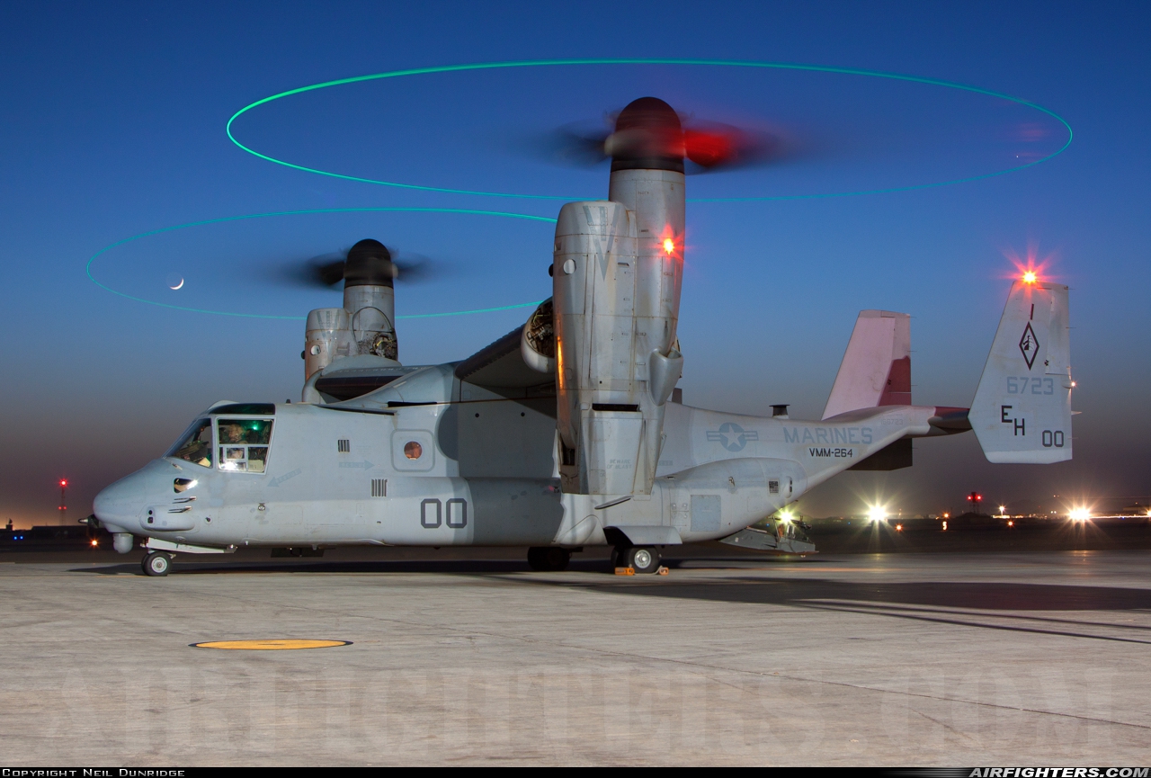 USA - Marines Bell / Boeing MV-22B Osprey 166723 at Camp Bastion (BSN / OAZI), Afghanistan