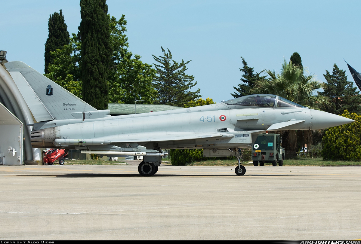 Italy - Air Force Eurofighter F-2000A Typhoon (EF-2000S) MM7295 at Grosseto (- Corrado Baccarini) (GRS / LIRS), Italy