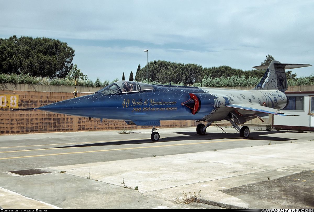Italy - Air Force Lockheed F-104G Starfighter MM6505 at Grosseto (- Corrado Baccarini) (GRS / LIRS), Italy