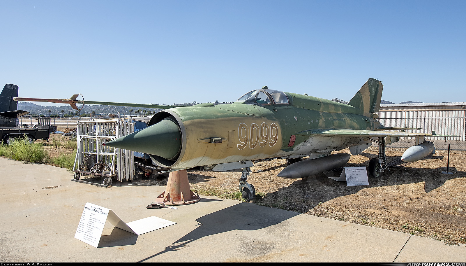 Hungary - Air Force Mikoyan-Gurevich MiG-21bis SAU 9099 at San Diego / El Cajon - Gillespie Field (SEE), USA