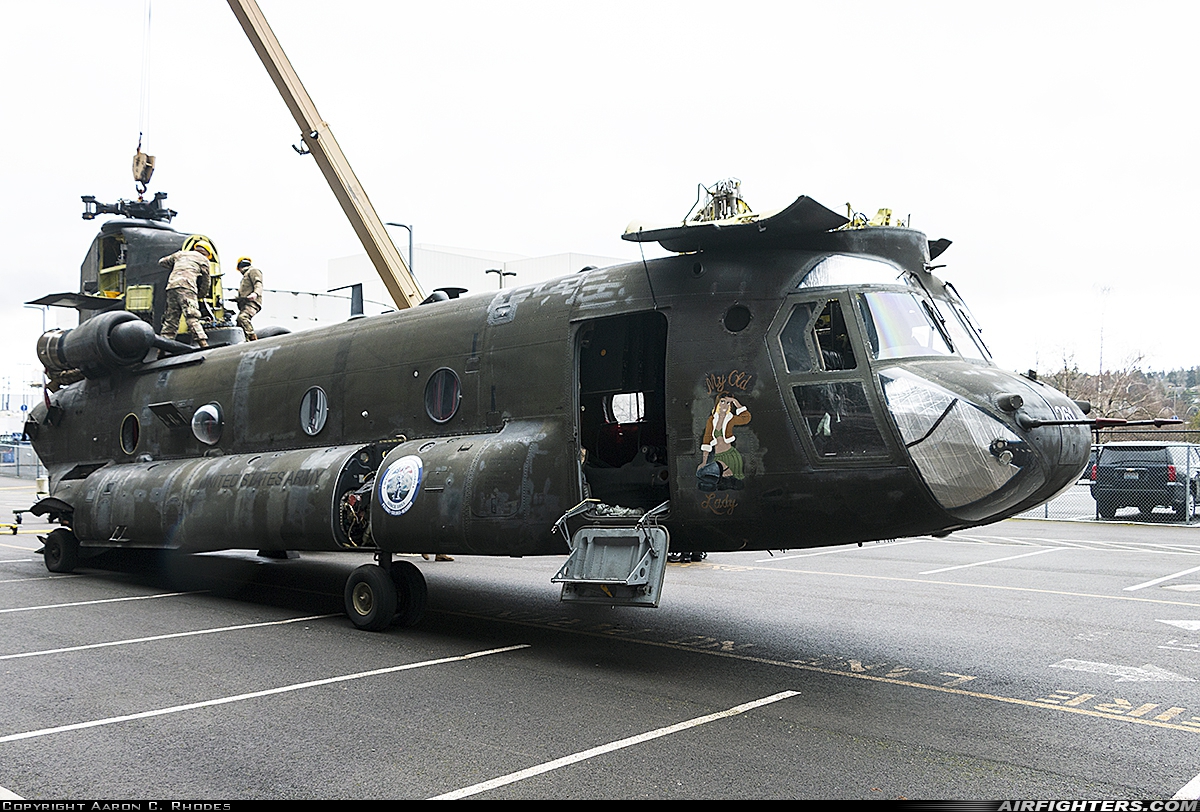 USA - Army Boeing Vertol CH-47D Chinook 91-0261 at Seattle - Boeing Field / King County Int. (BFI / KBFI), USA