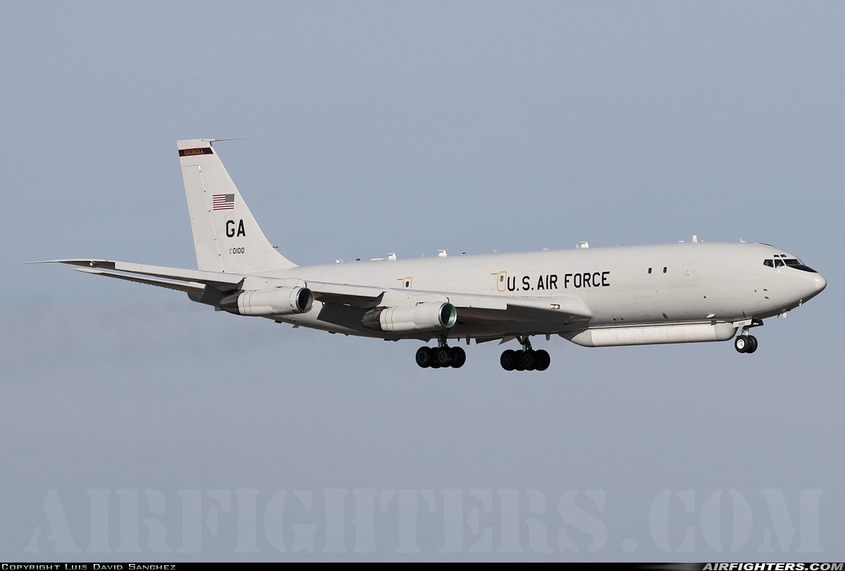 USA - Air Force Boeing E-8C Joint Stars 97-0100 at Warner Robins - Robins AFB (WRB / KWRB), USA