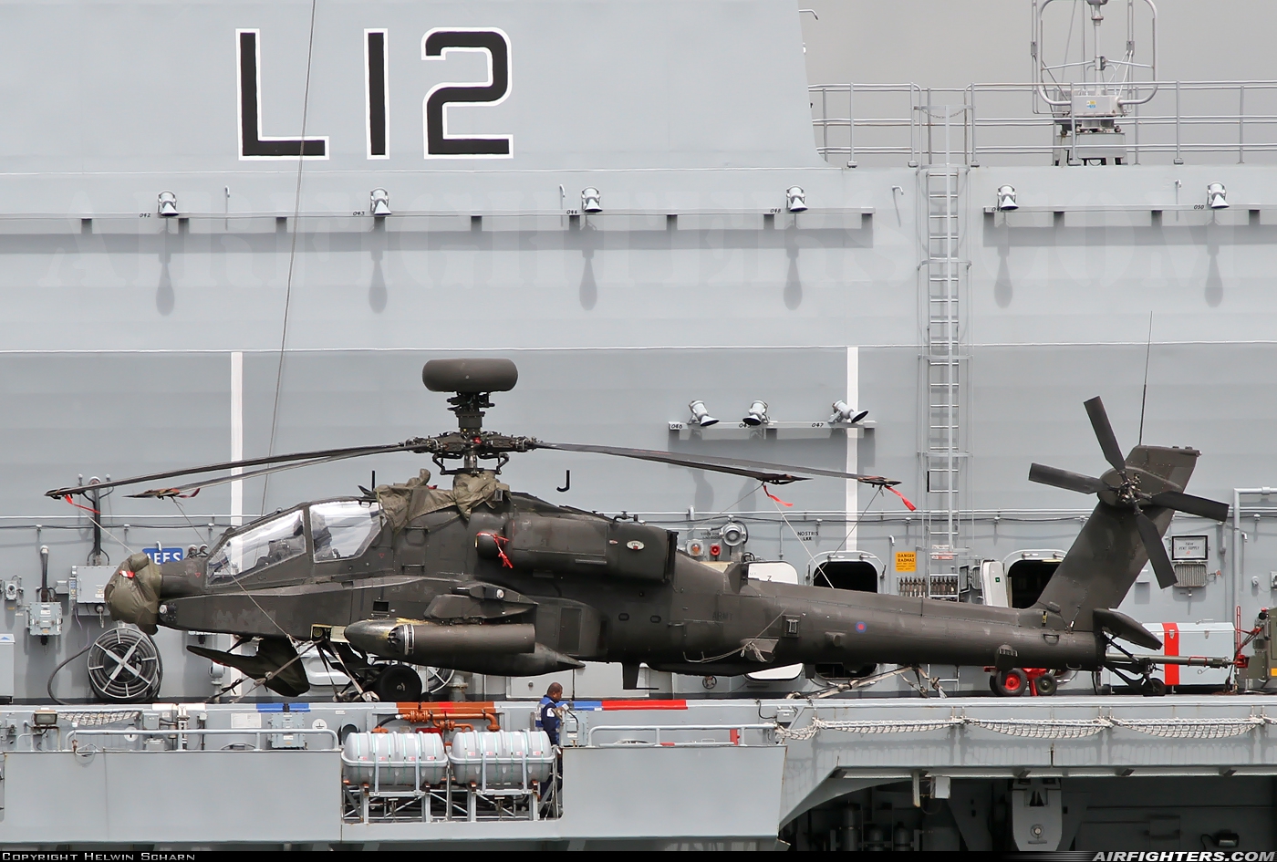 UK - Army Westland Apache AH1 (WAH-64D) ZJ179 at Off-Airport - Kiel Naval Station, Germany