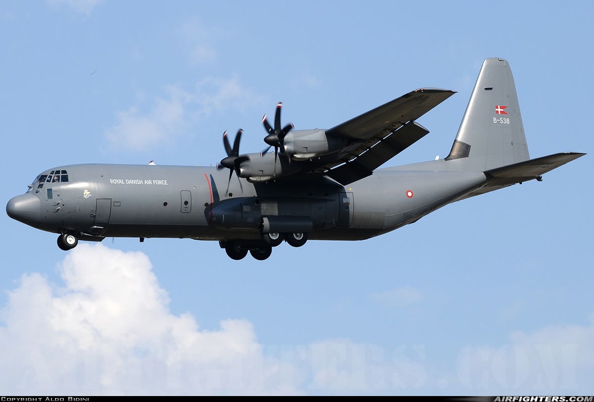Denmark - Air Force Lockheed Martin C-130J-30 Hercules (L-382) B-538 at Izmir - Cigli (IGL / LTBL), Türkiye