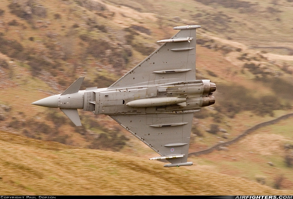 UK - Air Force Eurofighter Typhoon F2 ZJ924 at Off-Airport - Machynlleth Loop Area, UK