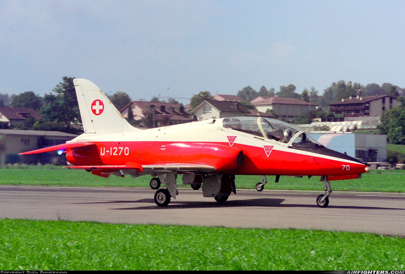 Switzerland - Air Force British Aerospace Hawk T.66 U-1270 at Emmen (EML / LSME), Switzerland