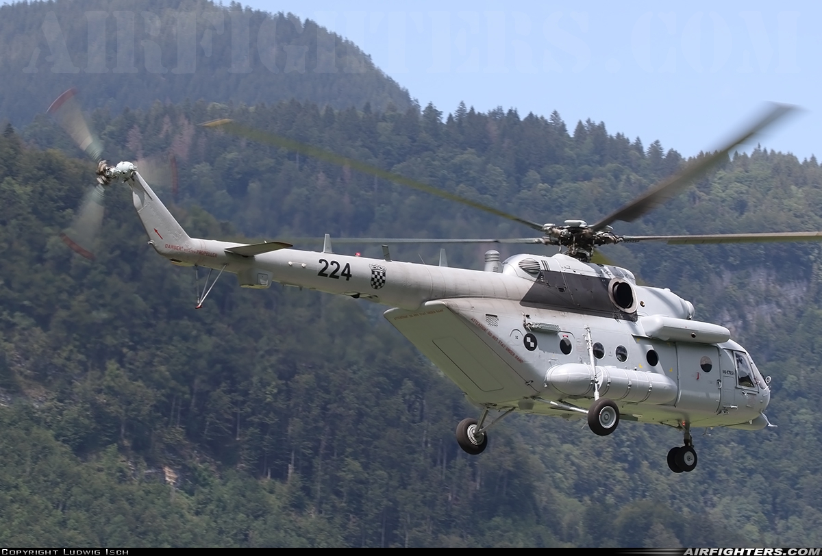 Croatia - Air Force Mil Mi-171Sh 224 at Mollis (LSMF), Switzerland