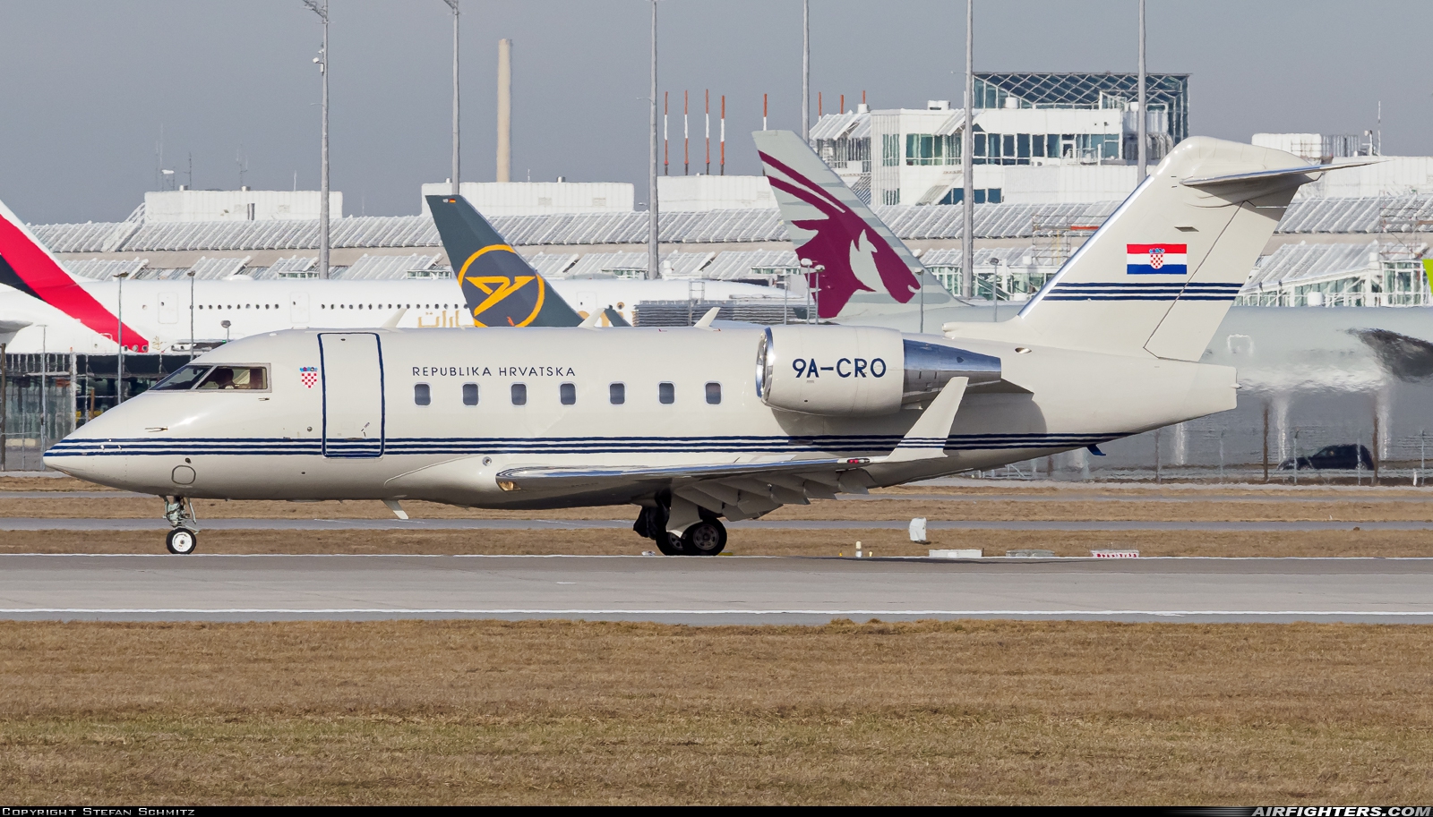 Croatia - Government Canadair CL-600-2B16 Challenger 604 9A-CRO at Munich (- Franz Josef Strauss) (MUC / EDDM), Germany
