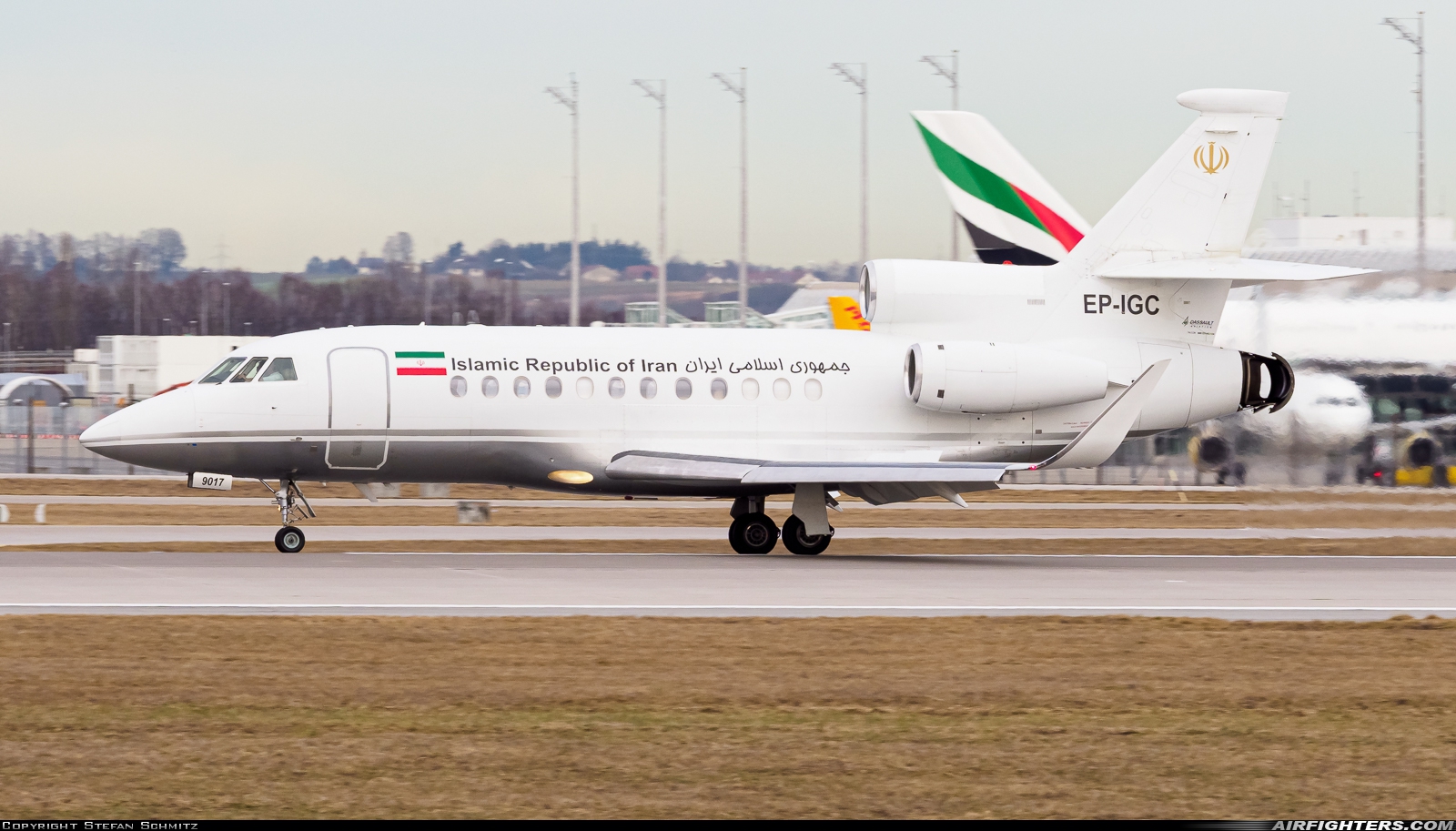 Iran - Government Dassault Falcon 900EX EP-IGC at Munich (- Franz Josef Strauss) (MUC / EDDM), Germany