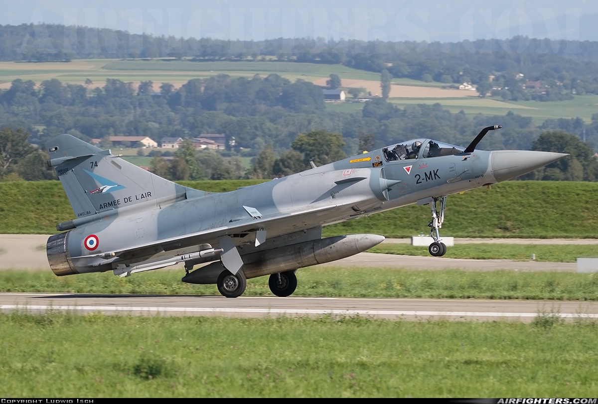 France - Air Force Dassault Mirage 2000-5F 74 at Payerne (LSMP), Switzerland
