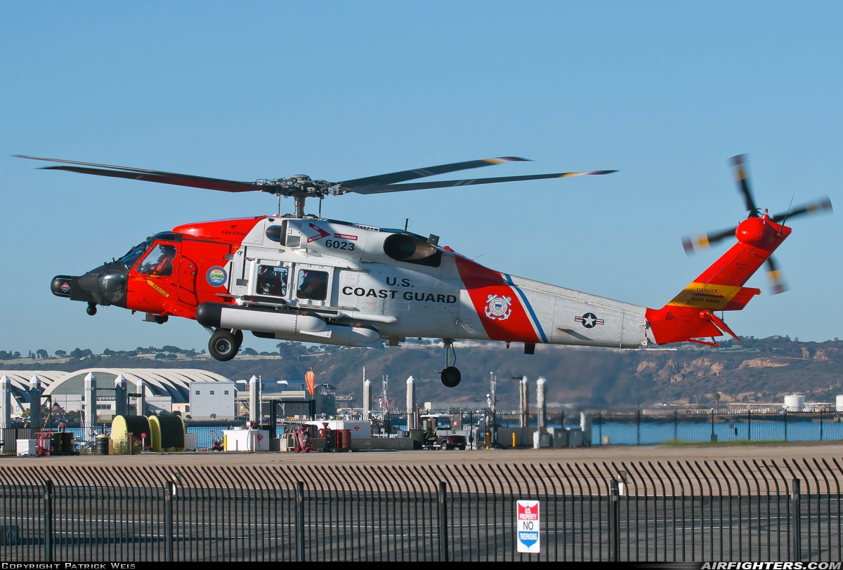 USA - Coast Guard Sikorsky MH-60T Jayhawk 6023 at San Diego - Int. / Lindbergh Field (SAN / KSAN), USA