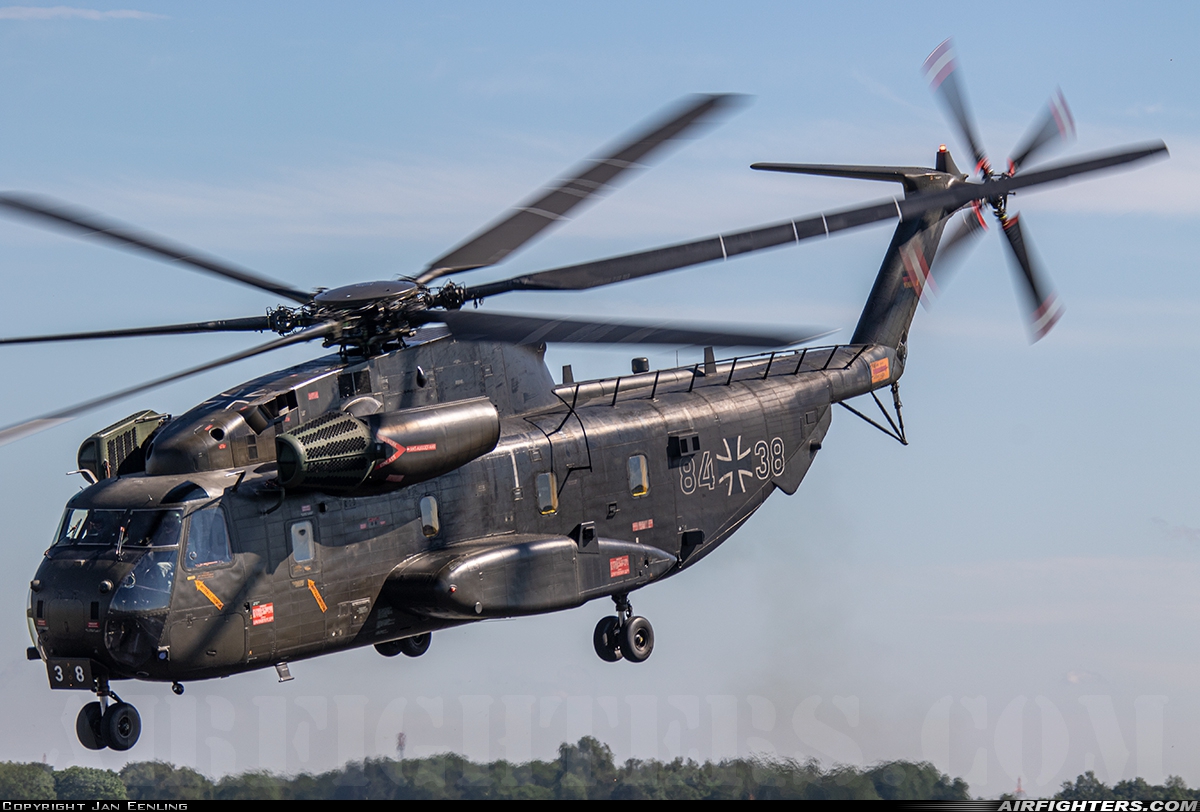 Germany - Air Force Sikorsky CH-53GA (S-65) 84+38 at Schleswig (- Jagel) (WBG / ETNS), Germany