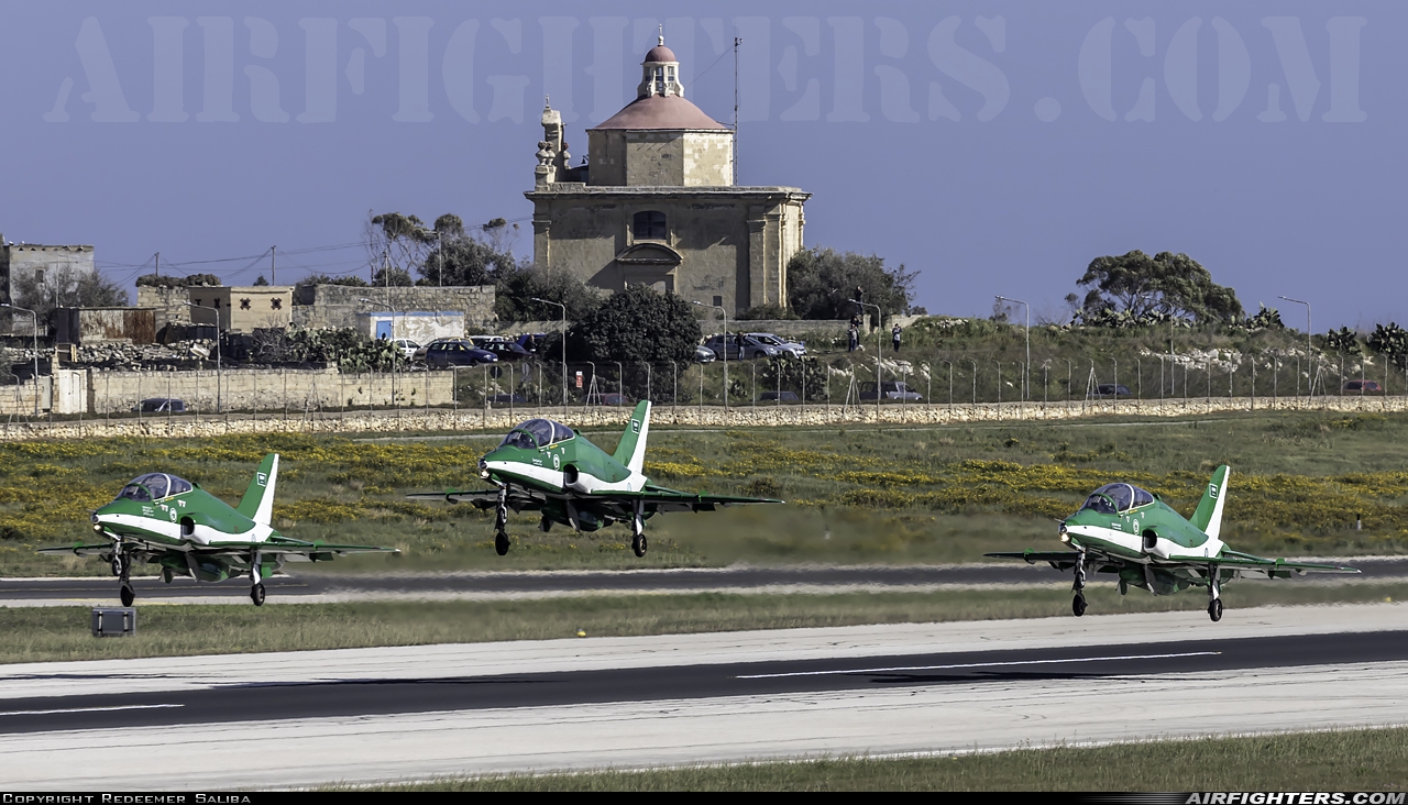 Saudi Arabia - Air Force British Aerospace Hawk Mk.65 8807 at Luqa - Malta International (MLA / LMML), Malta
