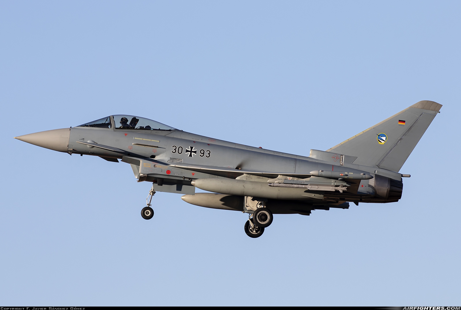 Germany - Air Force Eurofighter EF-2000 Typhoon S 30+93 at Albacete (- Los Llanos) (LEAB), Spain