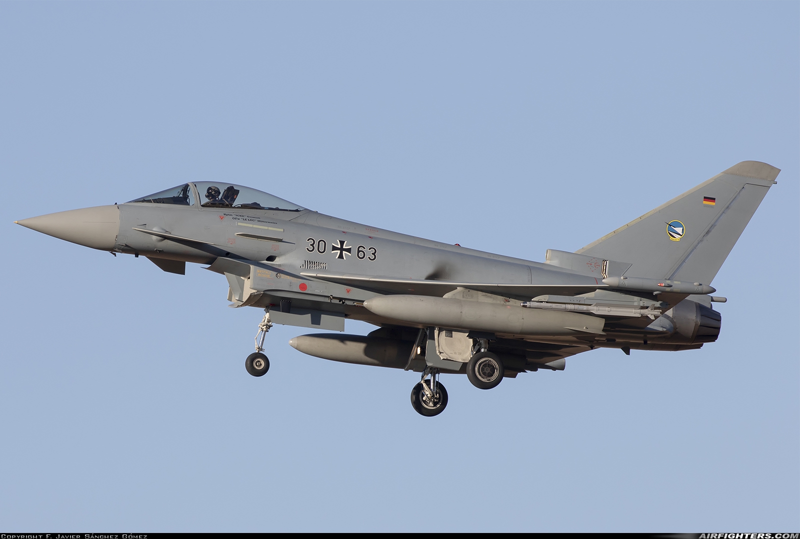 Germany - Air Force Eurofighter EF-2000 Typhoon S 30+63 at Albacete (- Los Llanos) (LEAB), Spain