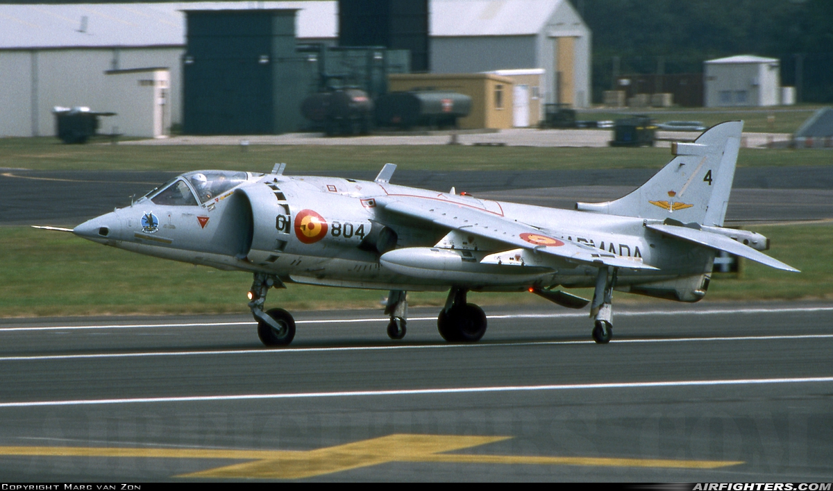 Spain - Navy Hawker Siddeley AV-8A Harrier VA.1-3 at Fairford (FFD / EGVA), UK