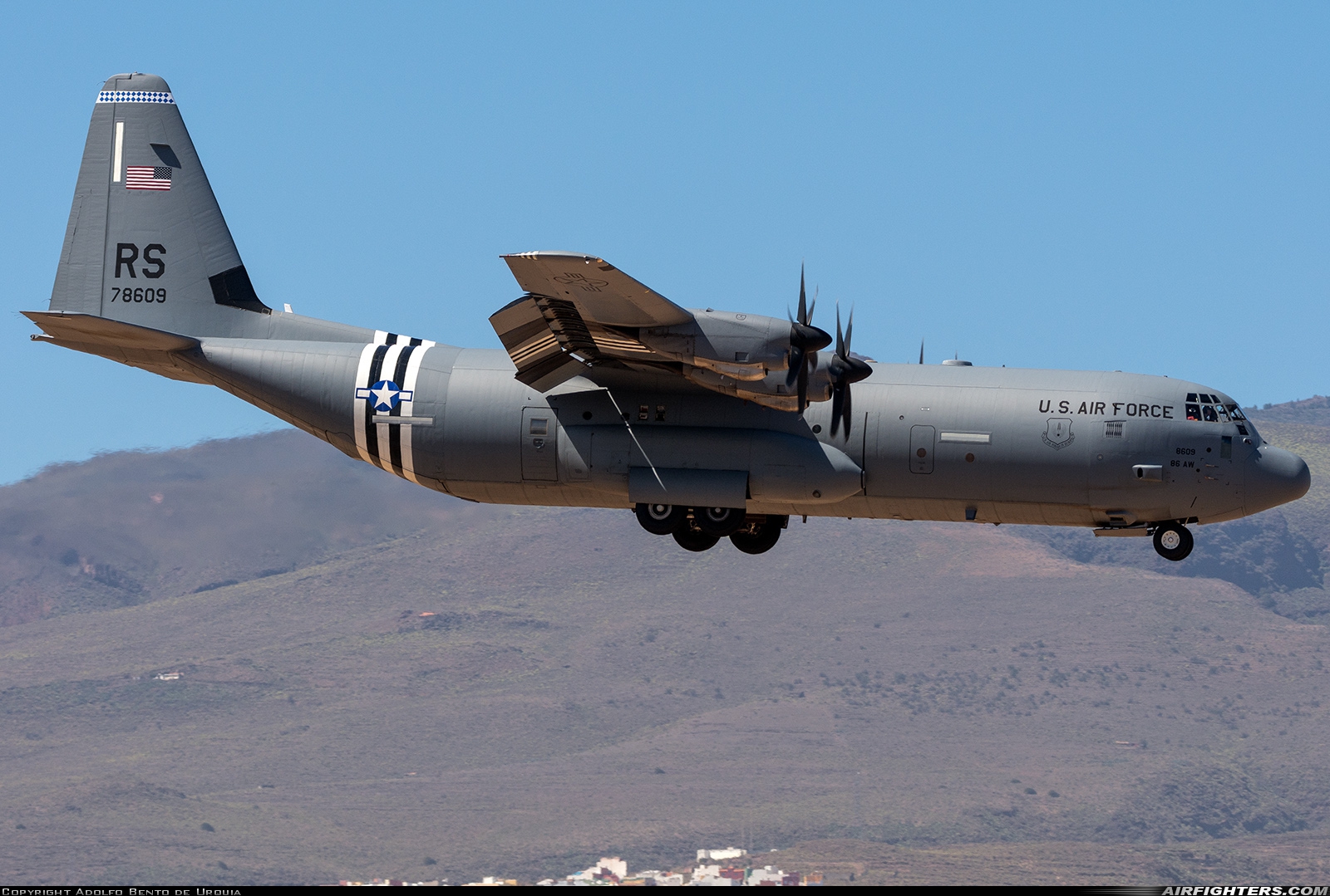 USA - Air Force Lockheed Martin C-130J-30 Hercules (L-382) 07-8609 at Gran Canaria (- Las Palmas / Gando) (LPA / GCLP), Spain