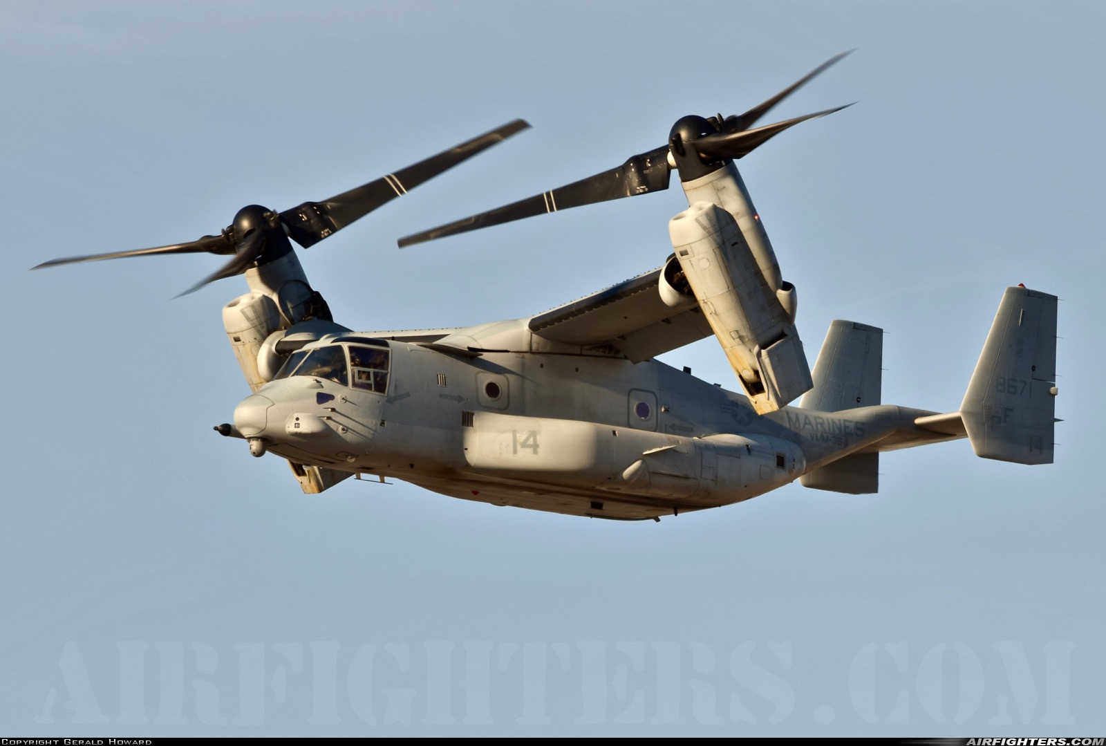 USA - Marines Bell / Boeing MV-22B Osprey 168671 at Boise - Air Terminal / Gowen Field (Municipal) (BOI / KBOI), USA