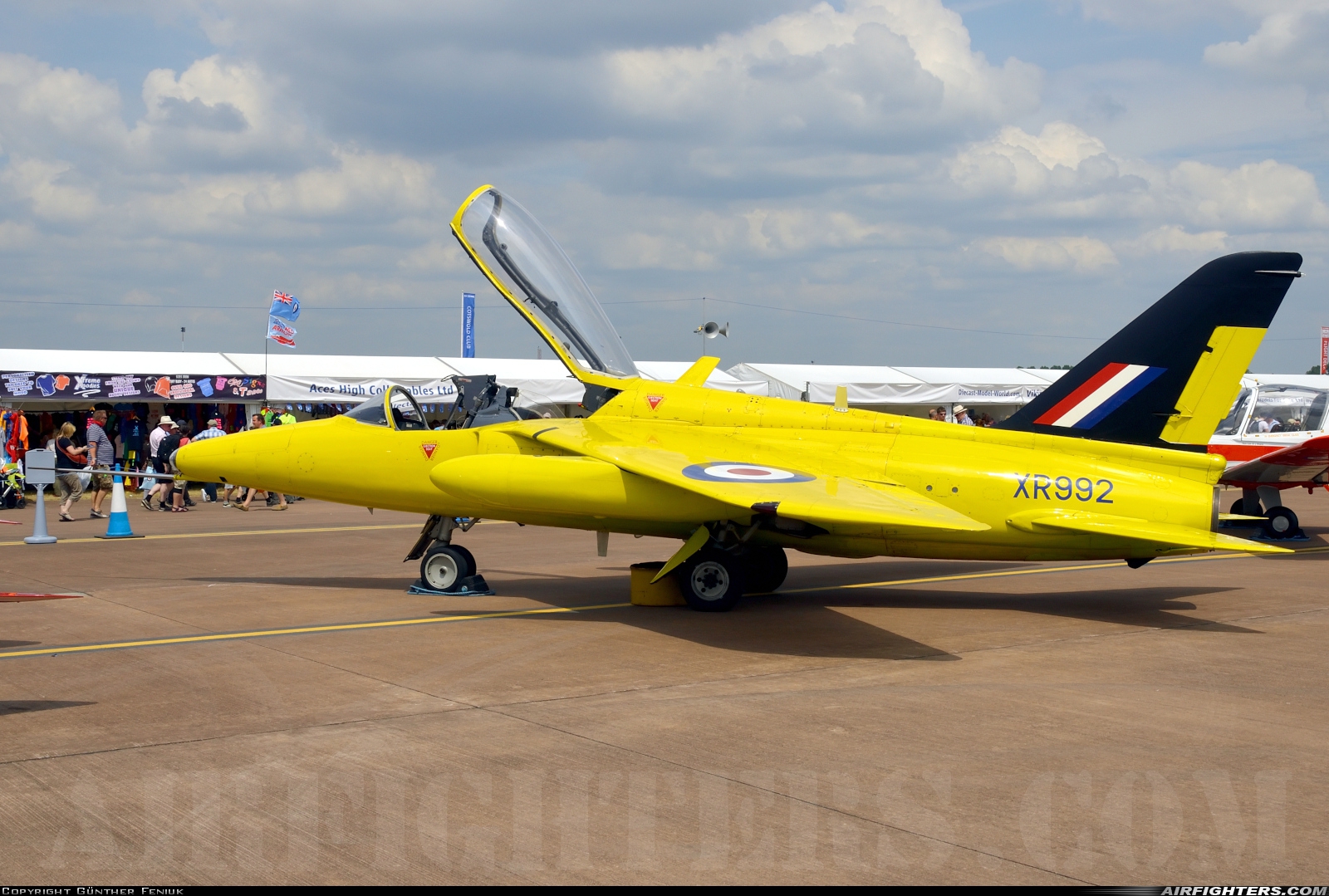 Private - GNAT Display Team Folland Gnat T.1 G-MOUR at Fairford (FFD / EGVA), UK