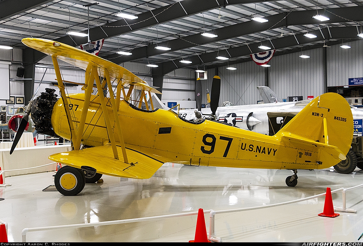 Private Naval Aircraft Factory N3N-3 Canary N45305 at Nampa - Municipal (MAN / KMAN), USA