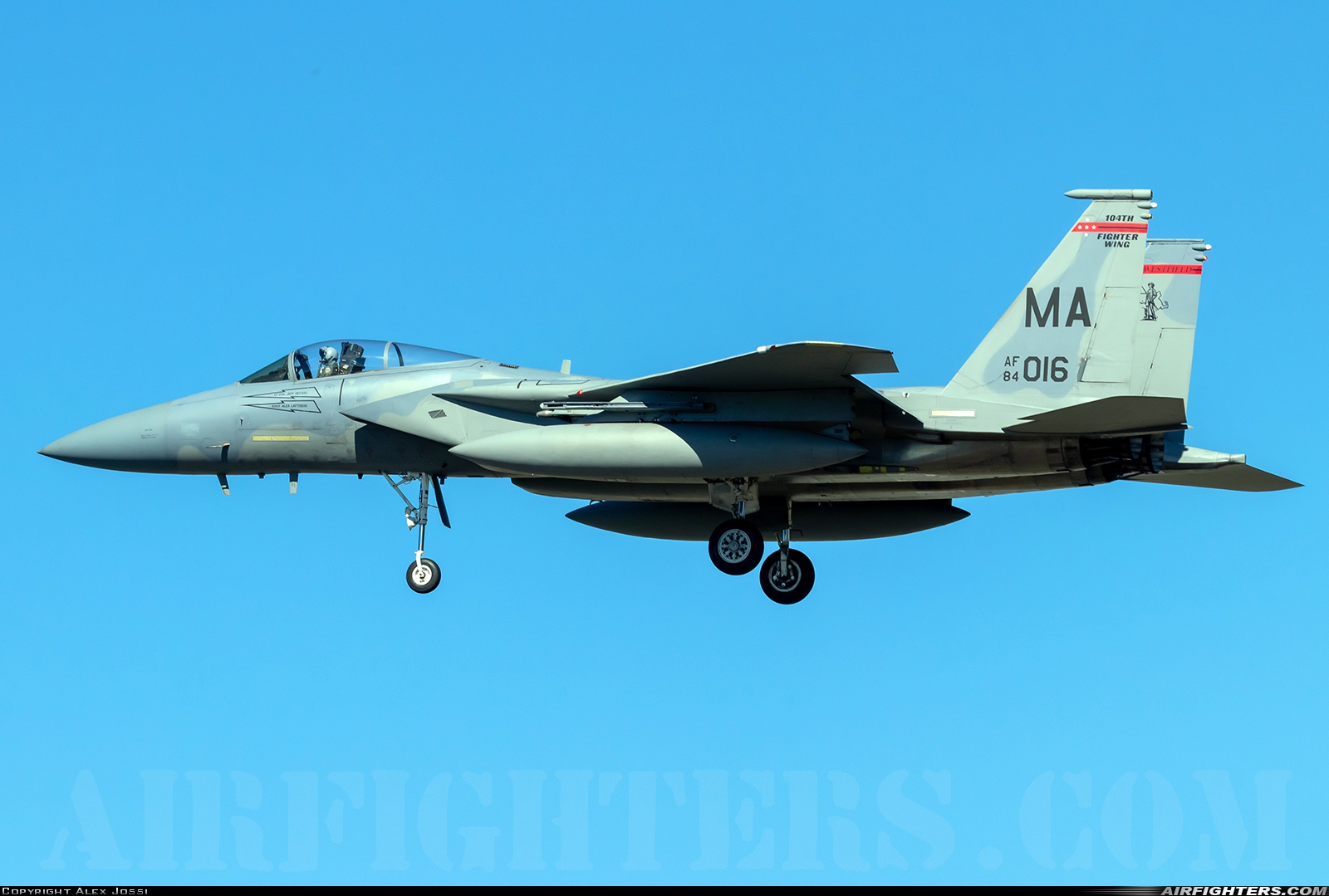 USA - Air Force McDonnell Douglas F-15C Eagle 84-0016 at Portland - Int. (PDX / KPDX), USA