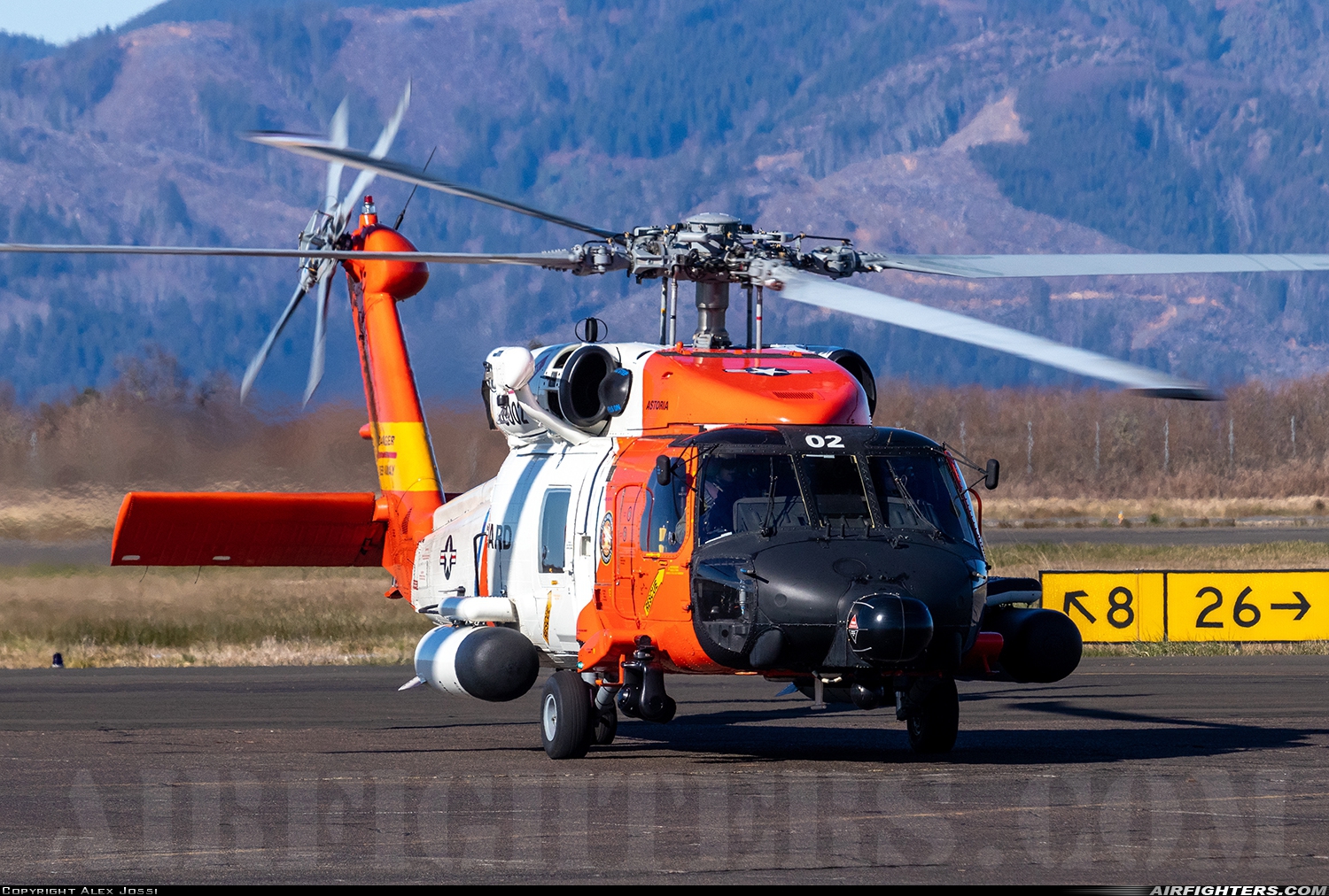 USA - Coast Guard Sikorsky MH-60T Jayhawk 6002 at Astoria (AST / KAST), USA