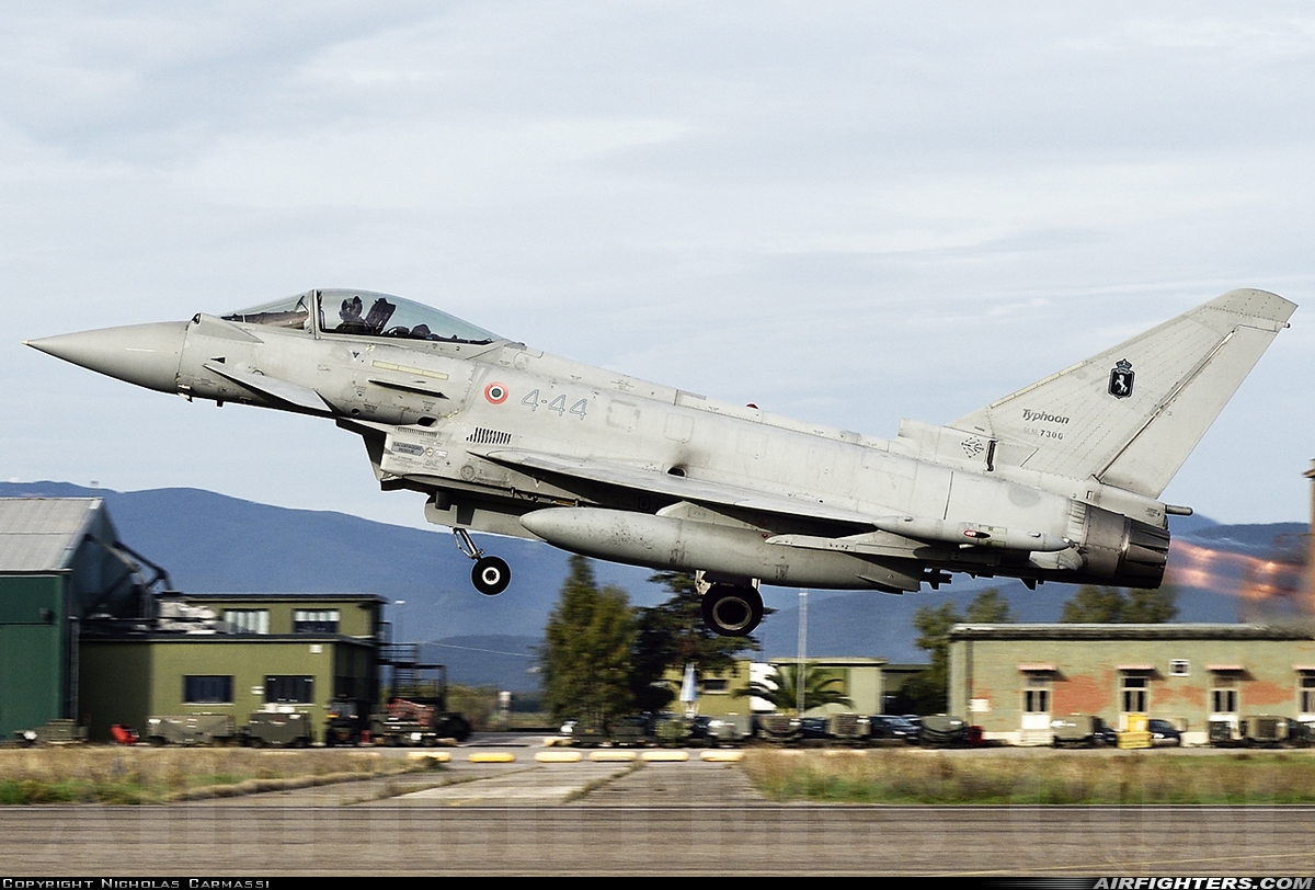 Italy - Air Force Eurofighter F-2000A Typhoon (EF-2000S) MM7300 at Grosseto (- Corrado Baccarini) (GRS / LIRS), Italy