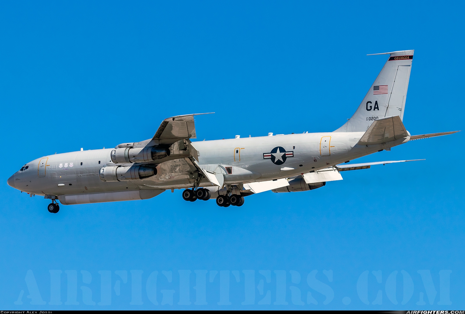USA - Air Force Boeing E-8C Joint Stars 97-0200 at Las Vegas - Nellis AFB (LSV / KLSV), USA