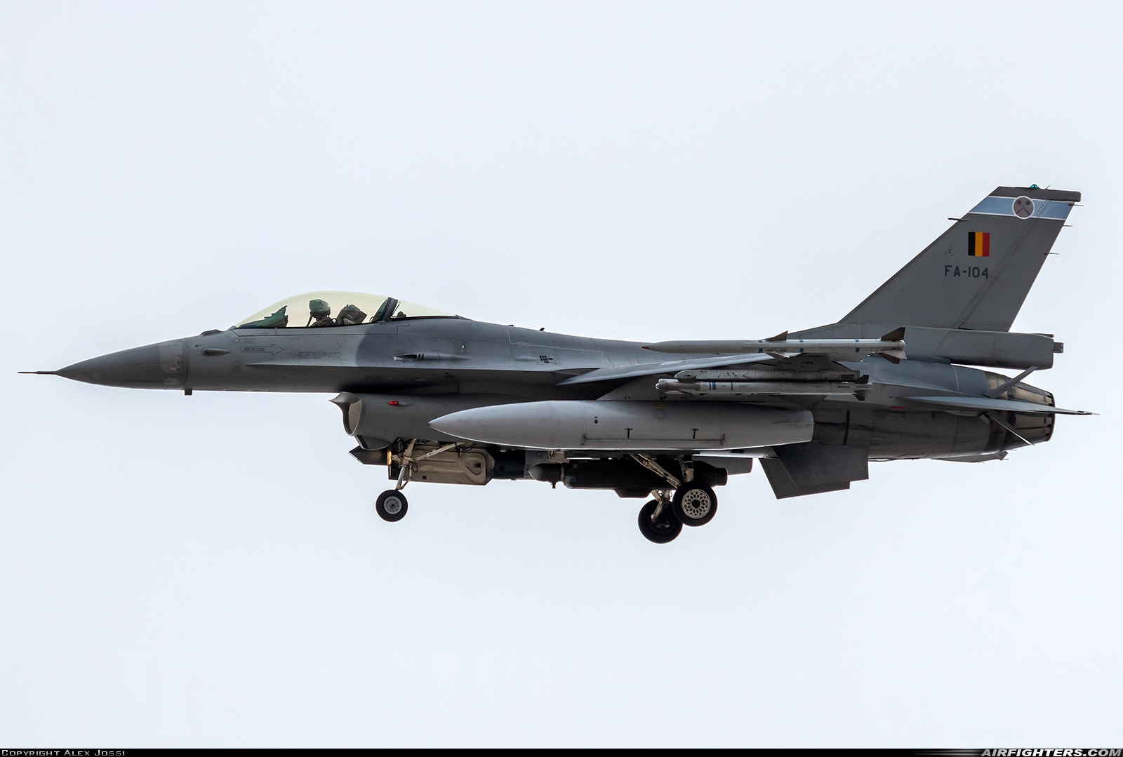 Belgium - Air Force General Dynamics F-16AM Fighting Falcon FA-104 at Las Vegas - Nellis AFB (LSV / KLSV), USA