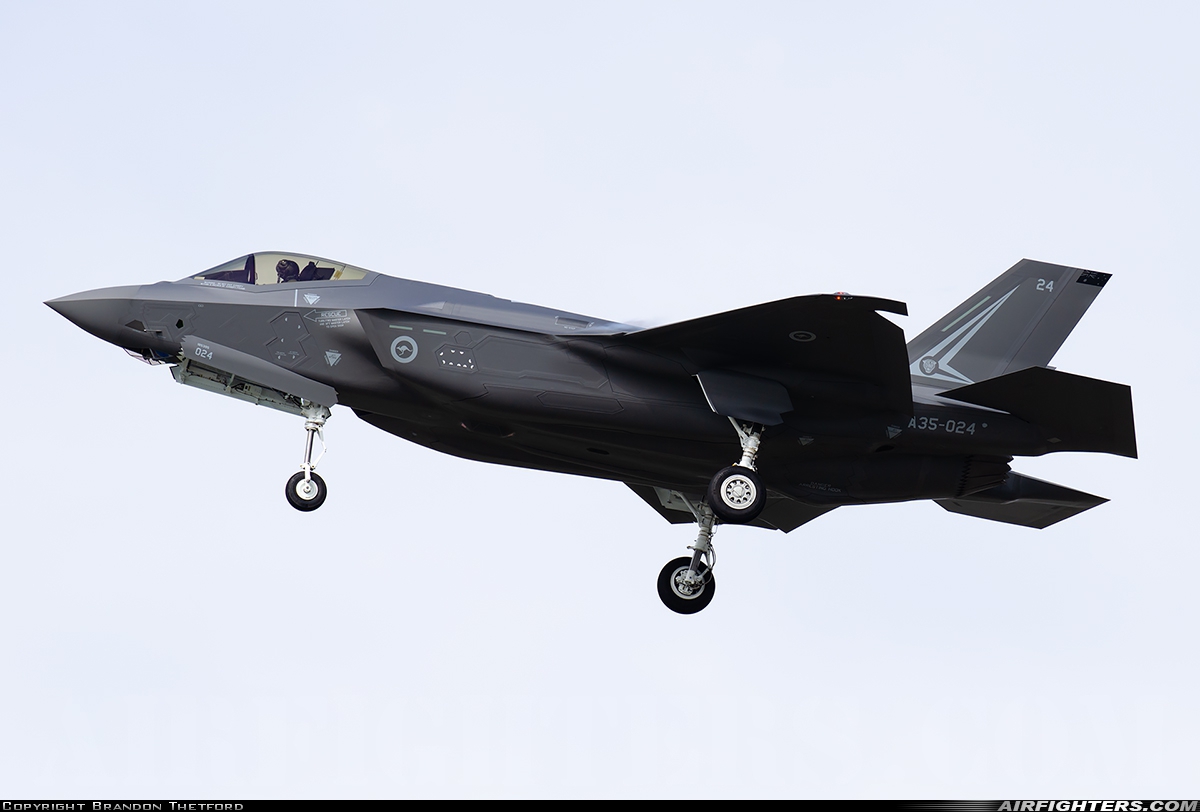 Australia - Air Force Lockheed Martin F-35A Lightning II A35-024 at Fort Worth - NAS JRB / Carswell Field (AFB) (NFW / KFWH), USA