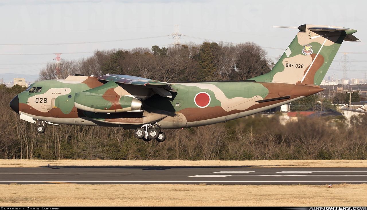 Japan - Air Force Kawasaki C-1 88-1028 at Iruma (RJTJ), Japan