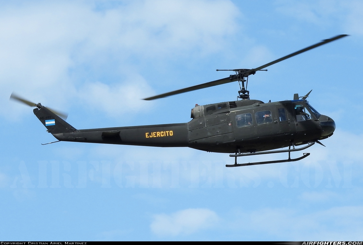 Argentina - Army Bell TH-1H Iroquois (204) AE-492 at Formosa - El Pucu (FMA / SARF), Argentina