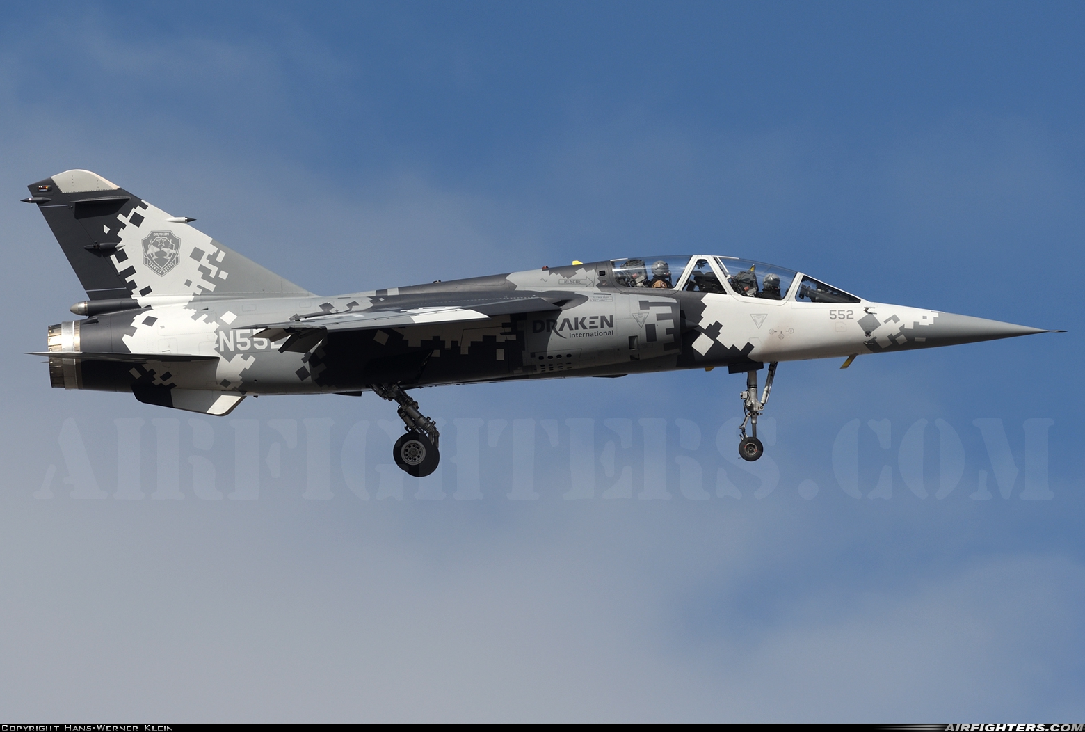 Company Owned - Draken International Dassault Mirage F1B N552EM at Las Vegas - Nellis AFB (LSV / KLSV), USA