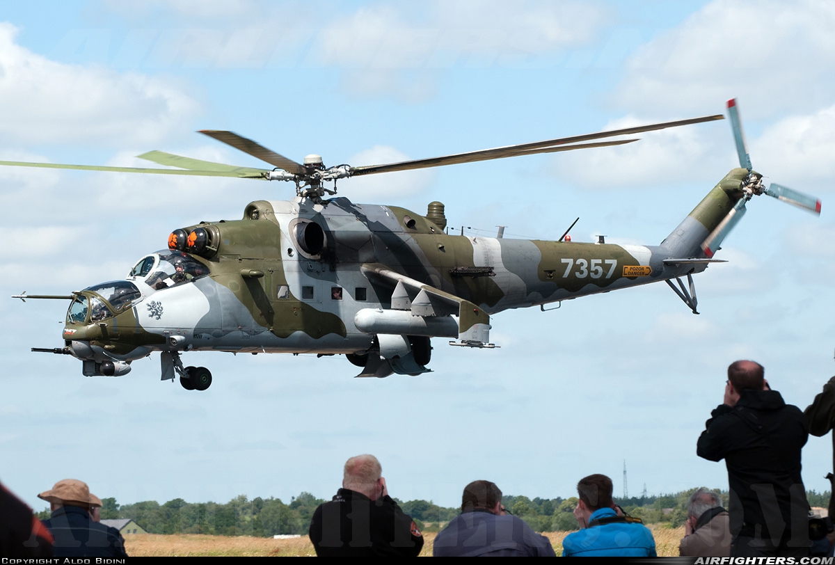 Czech Republic - Air Force Mil Mi-35 (Mi-24V) 7357 at Schleswig (- Jagel) (WBG / ETNS), Germany