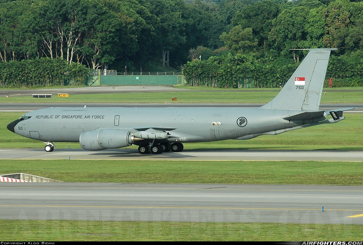Singapore - Air Force Boeing KC-135R Stratotanker (717-100) 750 at Singapore - Changi (SIN / WSSS), Singapore