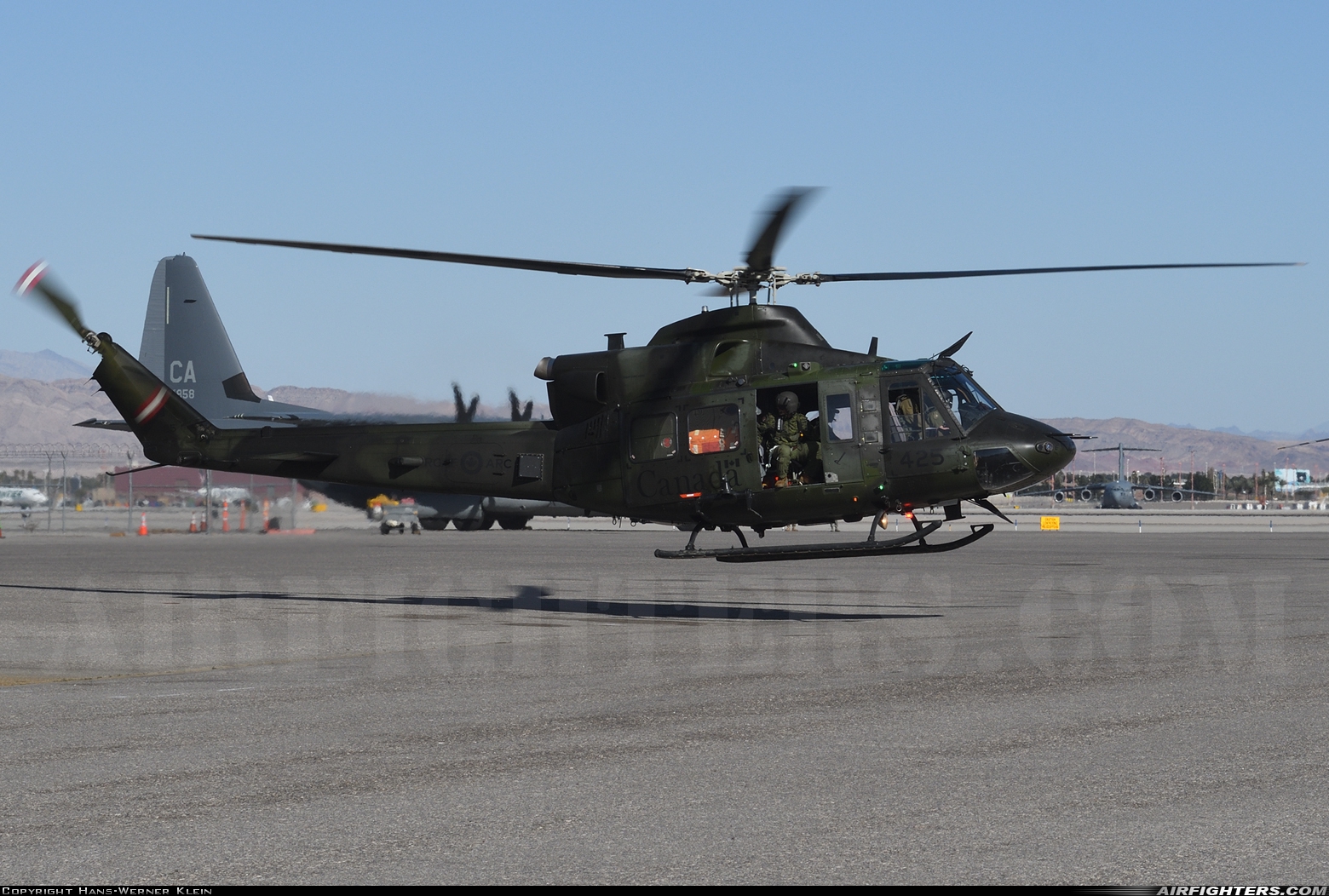 Canada - Air Force Bell CH-146 Griffon (412CF) 146425 at Las Vegas - McCarran Int. (LAS / KLAS), USA