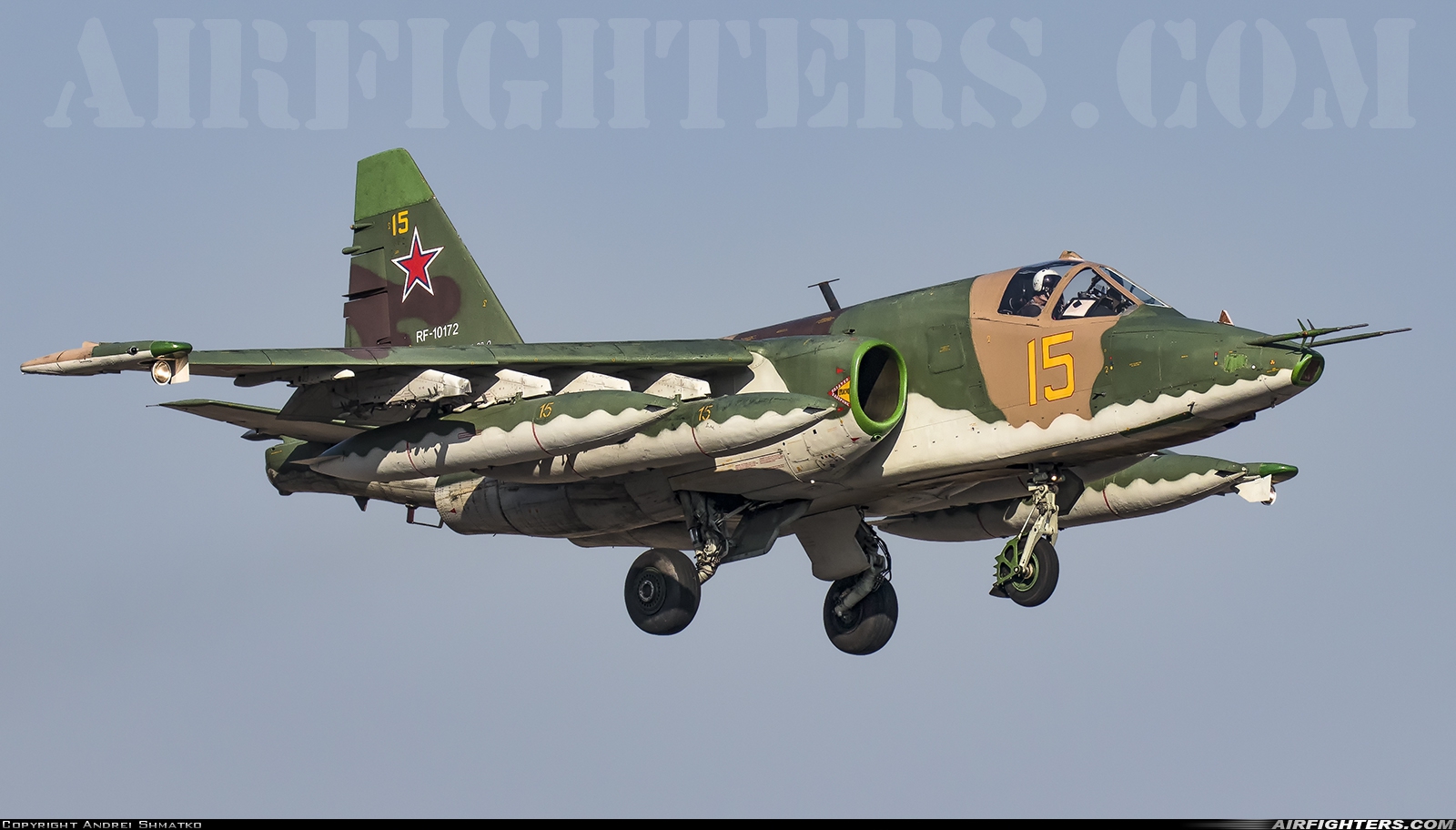 Russia - Air Force Sukhoi Su-25SM RF-10172 at Withheld, Russia